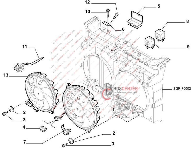 Корпус блока предохранителей Fiat Scudo 1495669080 72648 фото