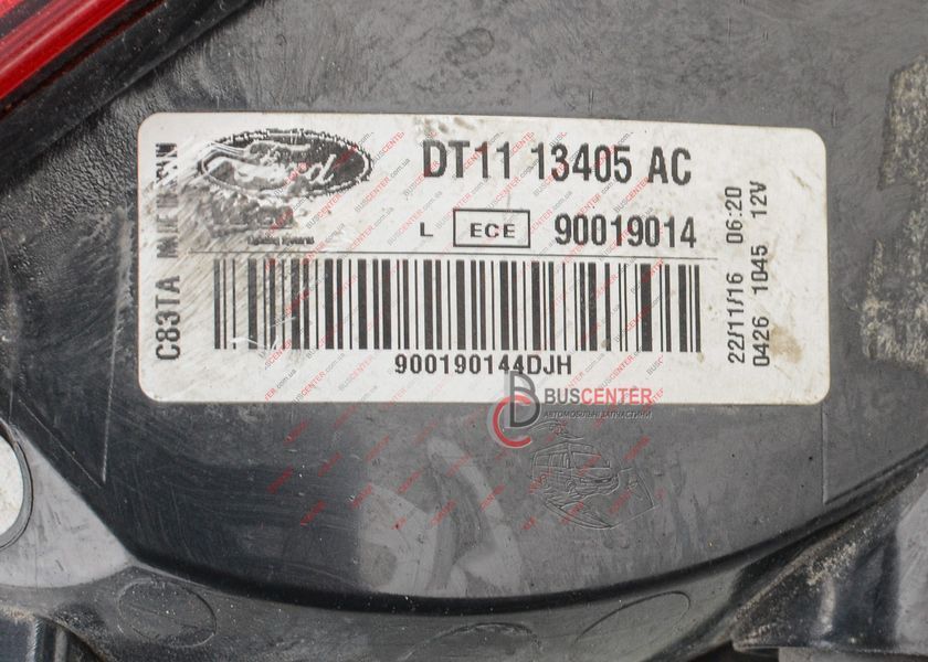 Ліхтар задній лівий дефект Ford Connect DT1113405AC 181635 фото