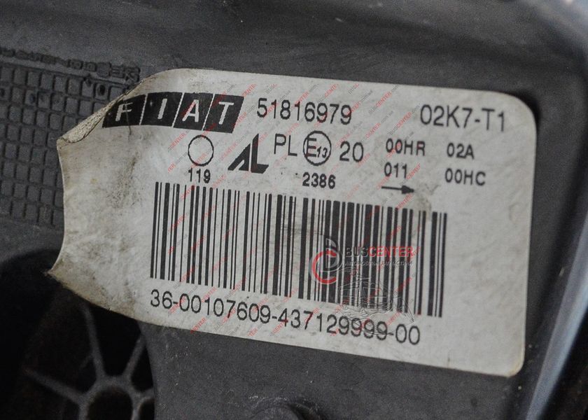 Фара передня Fiat Croma 51816979 176006 фото