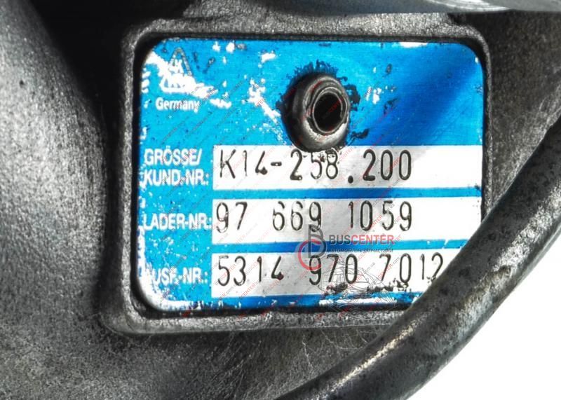 Турбіна ( Citroen Xsara 1.9l/TD) Fiat Scudo 53149707012 K14258200 122061 фото