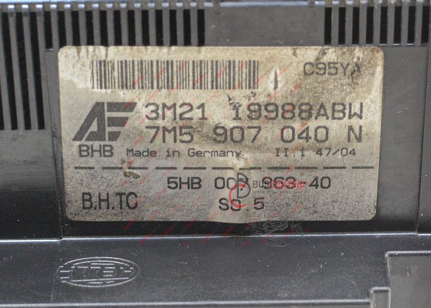 Блок управления климат-контролем Ford Galaxy 3M2119988ABW 7M5907040N 180587 фото