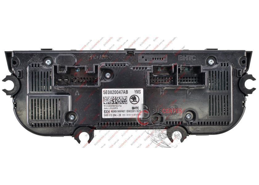 Блок управления климат-контролем Skoda Octavia 5E0820047AB 5HB013264-28 174238 фото