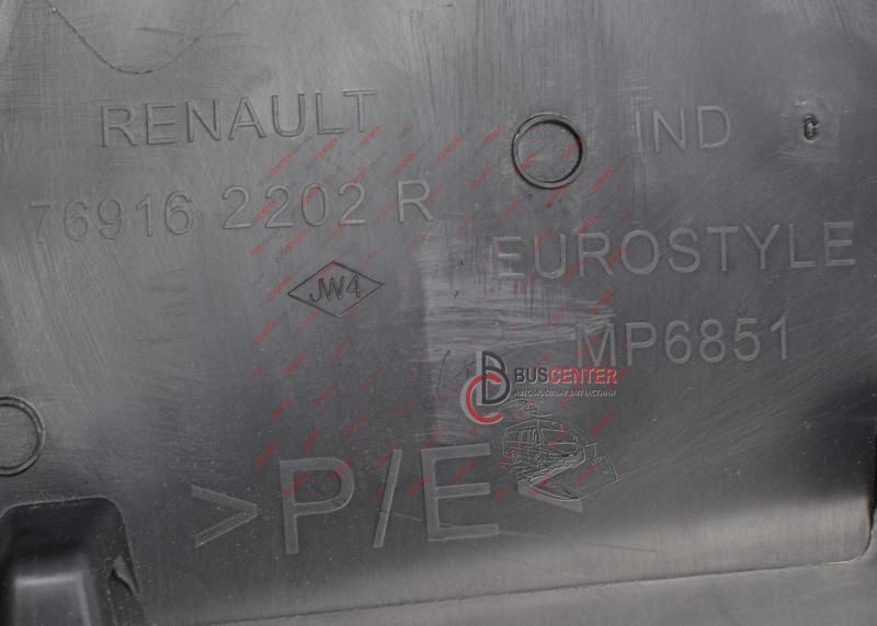 Накладка лівої стійки ( обшивка/ середньої стійки, чорна) Renault Zoe 769162202R 148240 фото