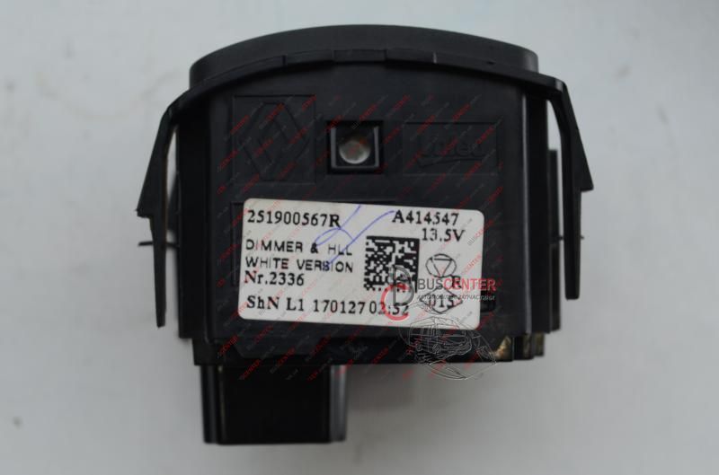Регулятор коректора фар ( кнопка регулювання рівня фар) Renault Trafic 251900567R 109814 фото