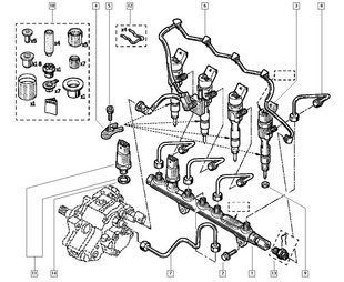 Болт крепления форсунки Renault Megane 8200580935 70404 фото