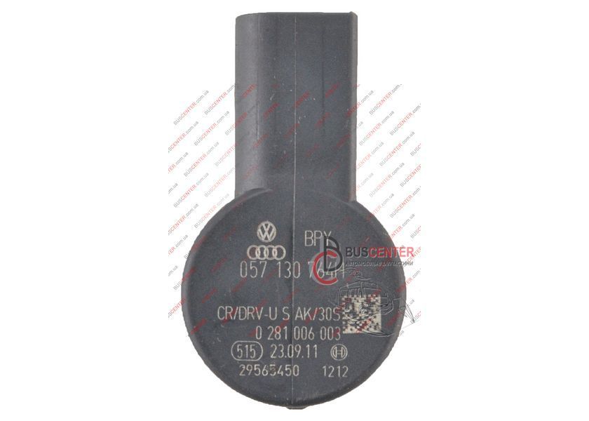 Датчик давления топлива в Common Rail рейке/ топливной рампы, планки Volkswagen Caddy 057130764H 0281006003 170951 фото