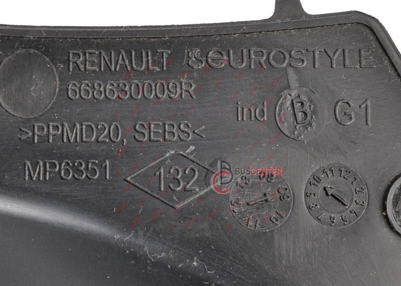 Пластик під лобове скло лівий Renault Scenic 668630009R 151685 фото