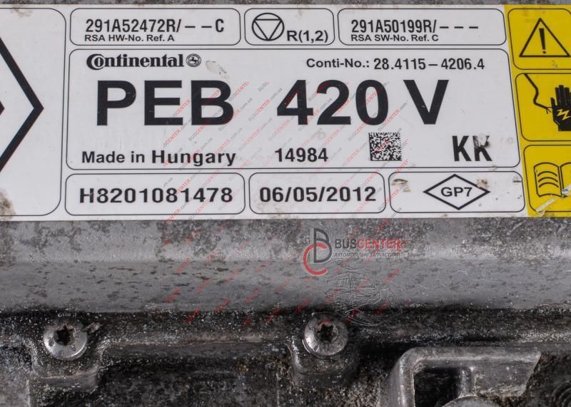 Перетворювач електричної енергії ( ZE) Renault Kangoo 291A52472R 291A50199R 142087 фото