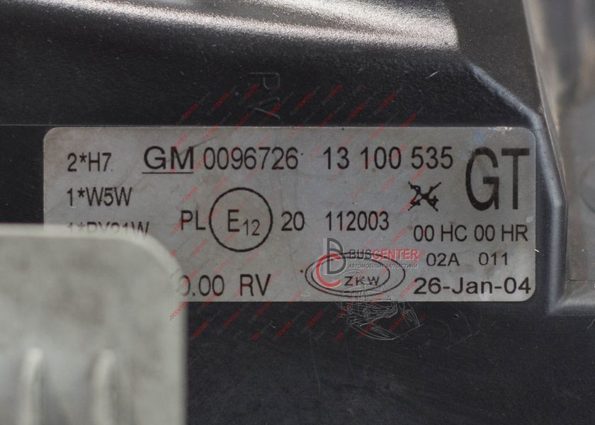 Фара передня Opel Corsa 13100535 174113 фото