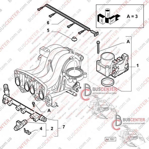 Форсунка клапанная бензиновая Fiat Doblo 71792994 IWP160 20590 фото