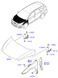 Ущільнювач крила лівого Hyundai I 40 84116-3Z000 130497 фото 2