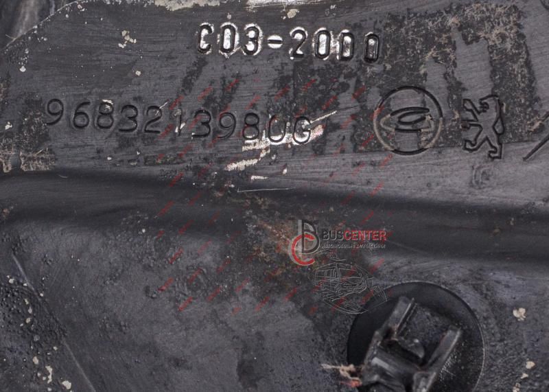 Навіс дверей задньої ляди лівий Peugeot 3008 9683213980G 142833 фото