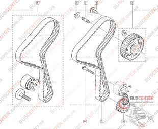 Шестерня распредвала Renault Kangoo 7701476570 86017 фото