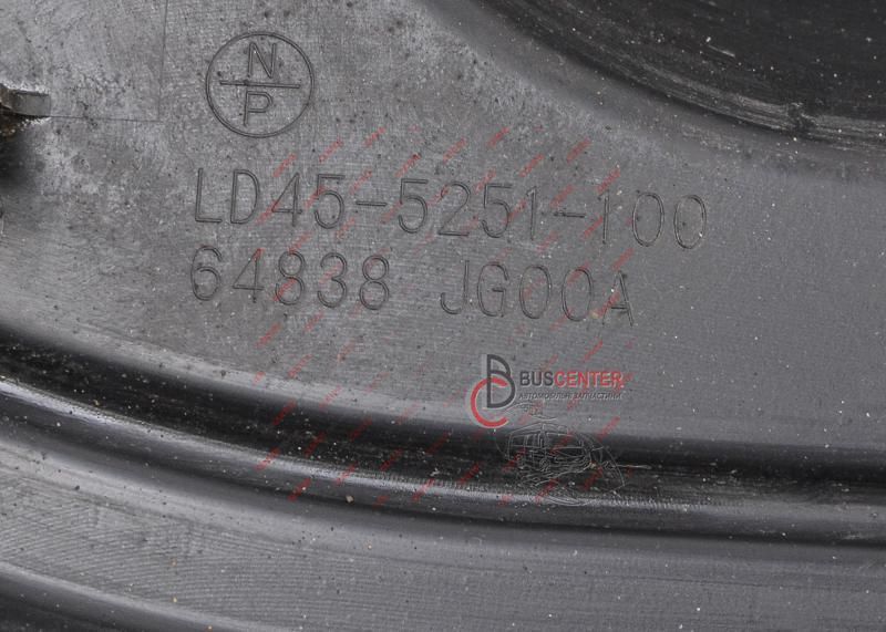 Захист двигуна пластик права сторона Nissan X-Trail 64838JG00A 147287 фото