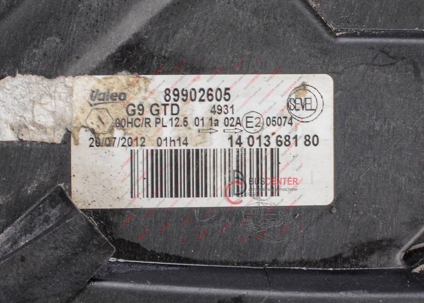 Фара передня (дефект) Fiat Scudo 1401368180 89902605 176211 фото