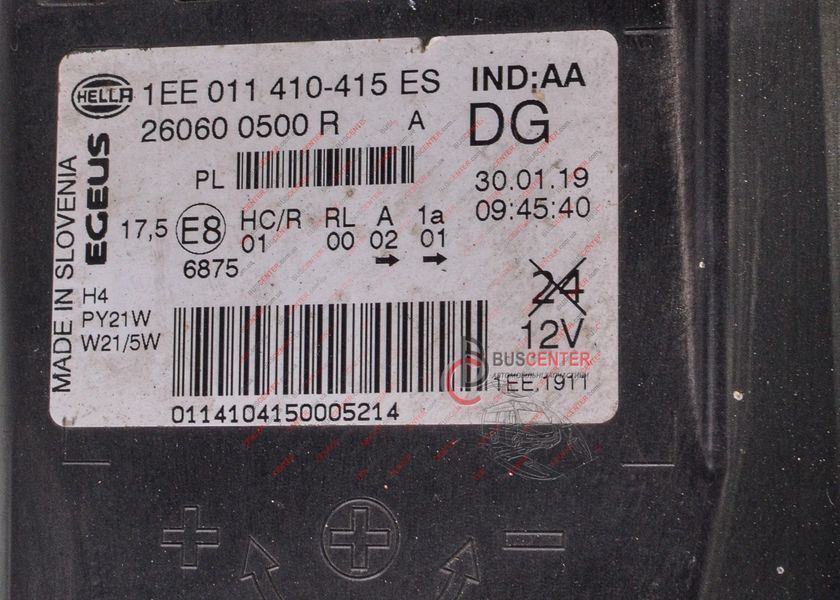 Фара передня Renault Trafic 260600500R 1EE011410-415 177623 фото