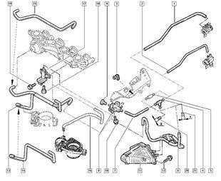 Дросельна заслонка Renault Laguna 8200056350 8200258240 120605 фото