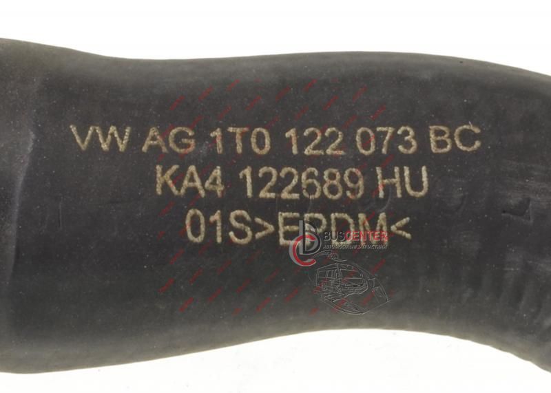 Патрубок системы охлаждения Volkswagen Caddy 1T0122073BC 124290 фото