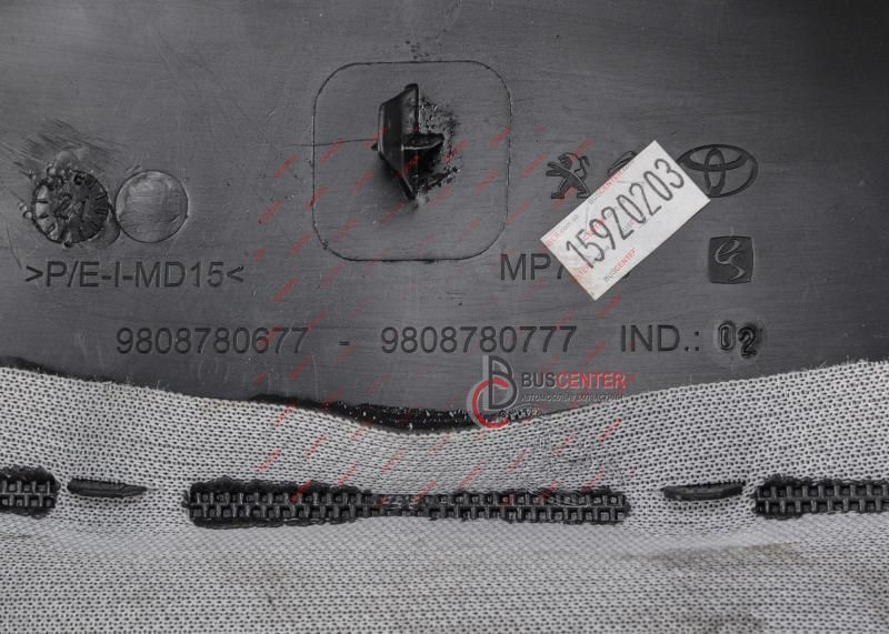 Кожух рулевой колонки верхний Peugeot Traveller 9808780677 9808780777 152291 фото