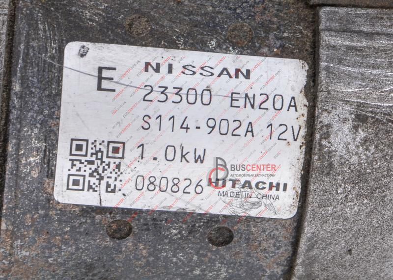 Стартер Nissan Qashqai 23300EN20A S114902A 143755 фото